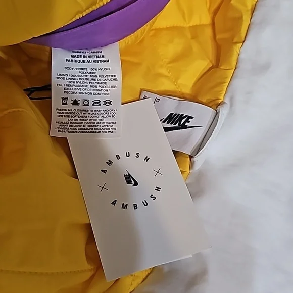 Nike + Ambush Los Angeles Lakers  Water Repellent Coat/Jacket - Picture 8 of 15